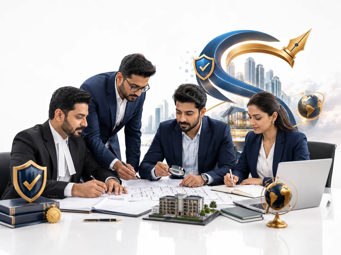 Professional coordination for a property case