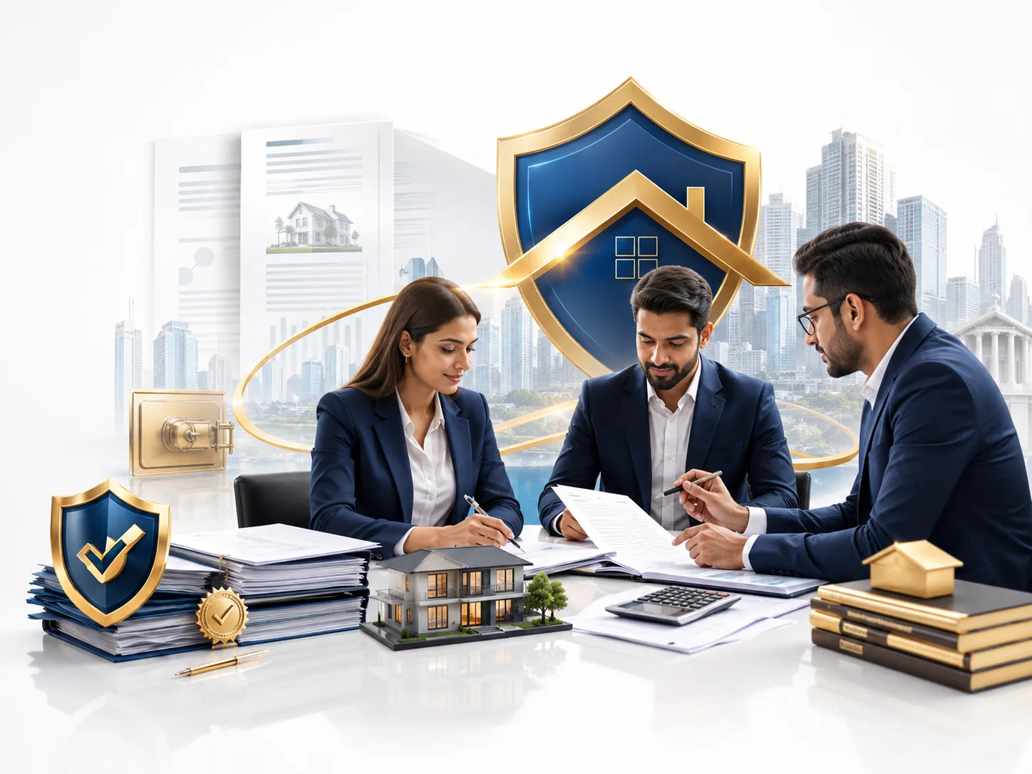 Complete SureLig property-service workflow illustration